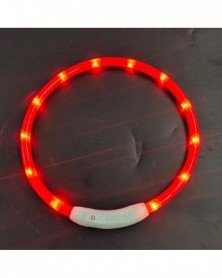 M size-Red-LED Glowing Dog...