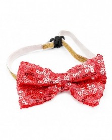 Red-Convenient Pet Neck Bow...