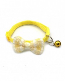 Yellow-Pet Cat Collar...