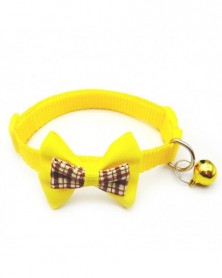 Yellow-Pet Cat Bell Collar...