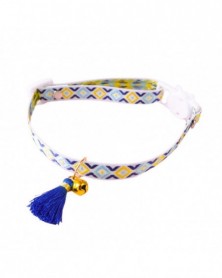 Blue-Pet Collar Colorful...