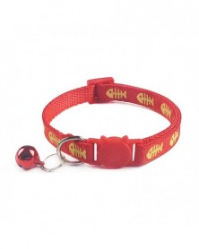 Red-Adjustable Cat Collar...