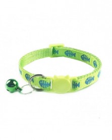 fish green-Puppy Collar Pet...