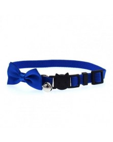 Blue-Cat Collar Solid Color...