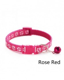 Rose red-Colorul Cat Collar...