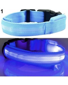 S size-Blue-Nylon LED Light...