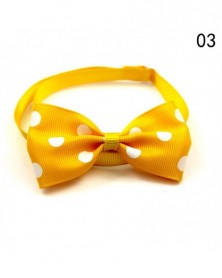 3-Pet Dot Print Bow Tie...