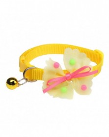 Yellow-Lovely Pet Bow...