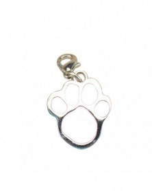 White-Pet Collar Paw Dog...