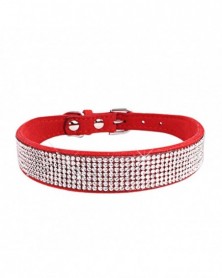 XS size-Red-Pet Dog Collar...