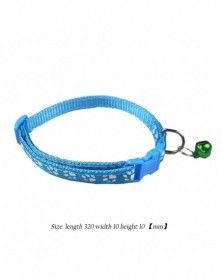 Blue-Cute Bell Collar Small...