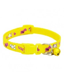 Yellow-Cute Pet Cat Collar...