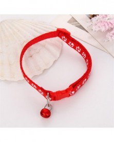 red-1pcs Cat Collar with...