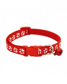 Red-Pet Cat Collar Cute Paw...