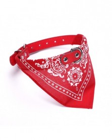 S size-Red-Dog Collar Leash...