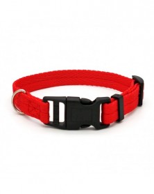 S size-Red-Nylon Dog Collar...