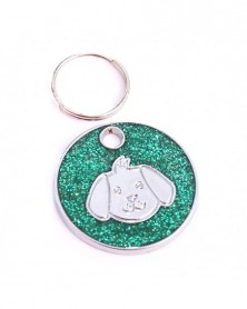 Green-Custom Pet ID Tag...