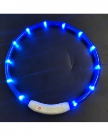 M size-Blue-LED Glowing Dog...