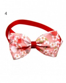 4-Pet Bow Collar Attractive...