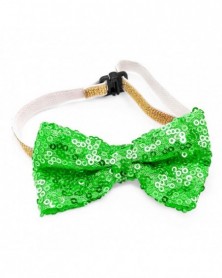 Green-Cats Collar Sequins...