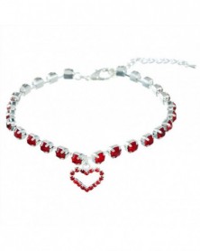 S size-Red-Pet Necklace...