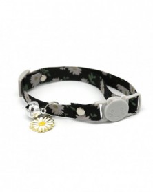 Black-Cat Collar Floral...