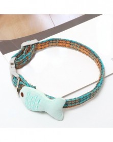 Blue-Cute Cat Collar...