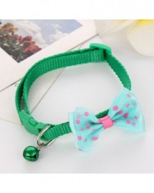 Green-Puppy Collar Bow Tie...