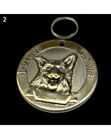 2-Retro Dog ID Tag Ancient...