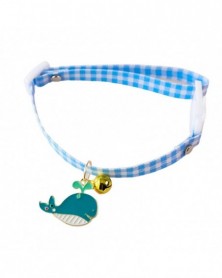 Blue-Cat Collar Stylish...