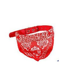 red-Fashion Dog Bandana...