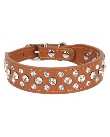 XS size-coffee-Dog Collar...