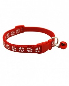 Red - Cats Dog Collar with...