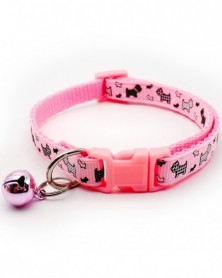 Pink - Colorful Cat Collar...