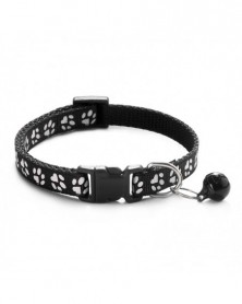 Black - Pet Cat Dog Collar...