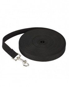 10m-Black - Solid Dog Leash...