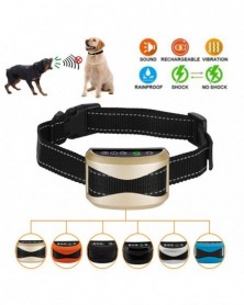 Gold - Dog Anti Bark Collar...